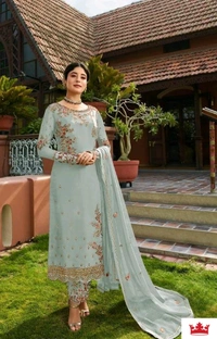 Alisha Attractive Semi-Stitched Suits